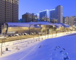 Musée de la sculpture chinoise en bois à Harbin par MAD Architects