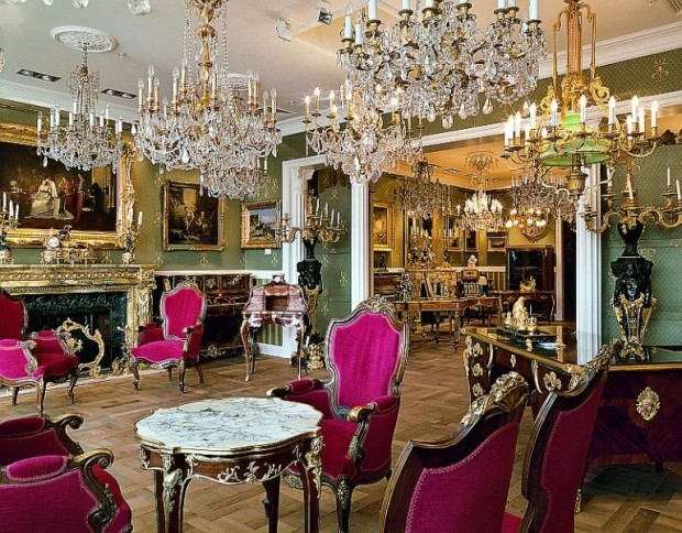 Baroque à l'intérieur du restaurant