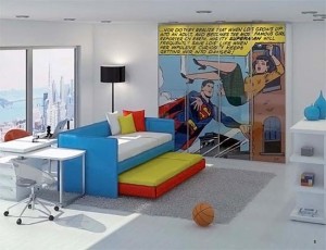 Intérieur pop-art