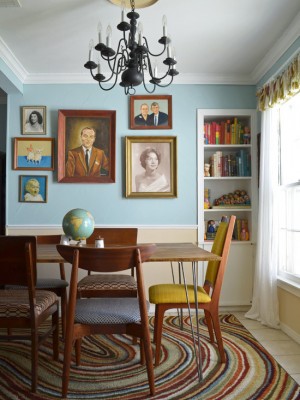 Dining room interior sa kitsch style