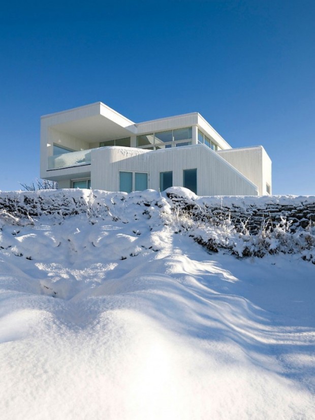 Intérieur d'une villa en Norvège