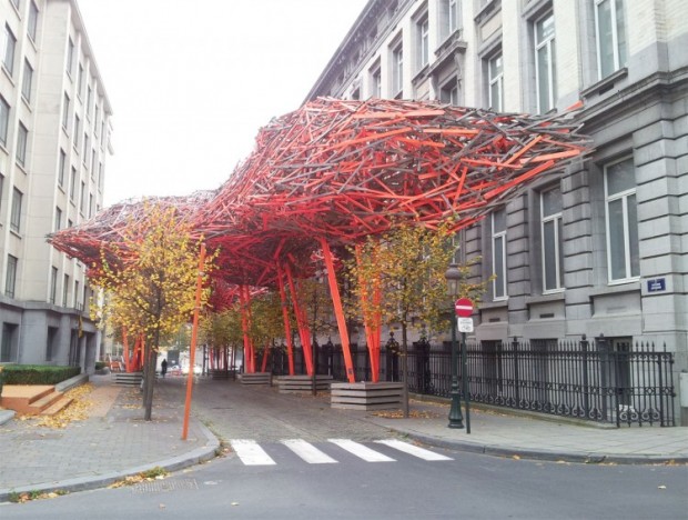 Sculpture en bois par Arne Quinze 7