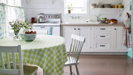 Design d'intérieur et de cuisine en blanc