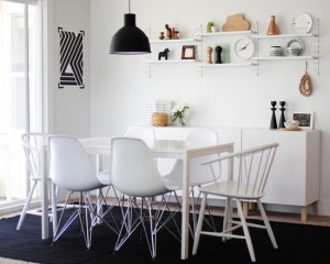 Salle à manger scandinave moderne