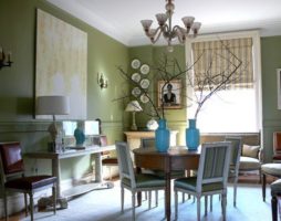 Esthétique unique - couleur olive à l'intérieur