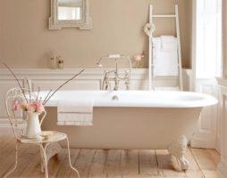 Salle de bain beige effet spa