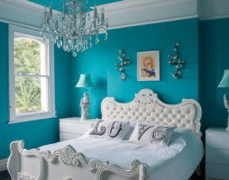 Chambre turquoise