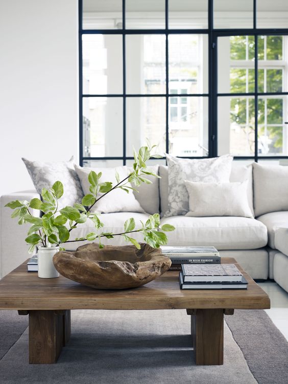 Table basse à l'intérieur