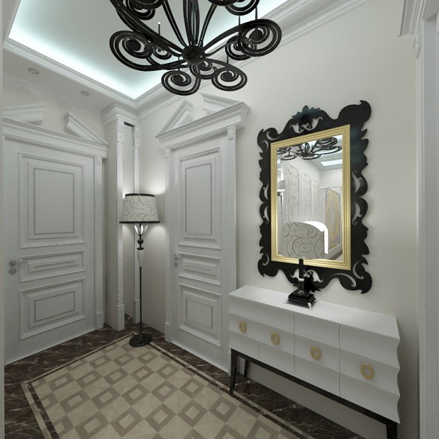 décor de couloir