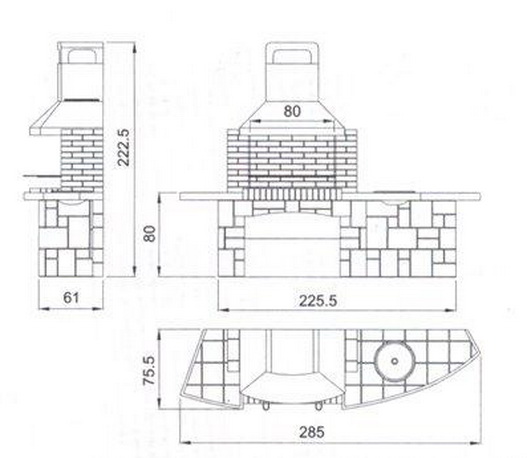 do-it-yourself gazebo na may barbecue