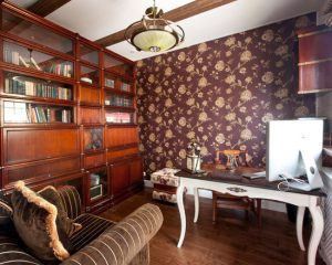 intérieur de maison en bois