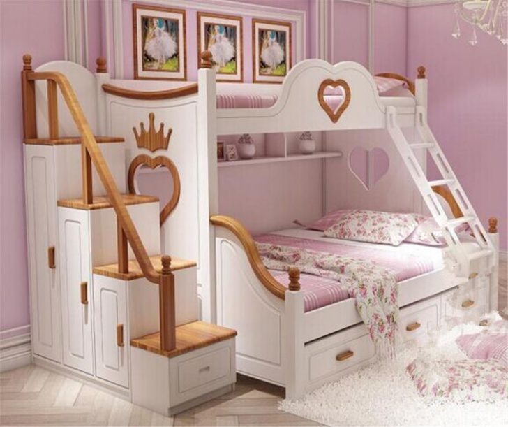 chambres d'enfants avec lits superposés