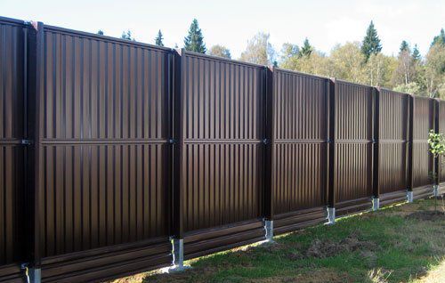 corrugated board fences