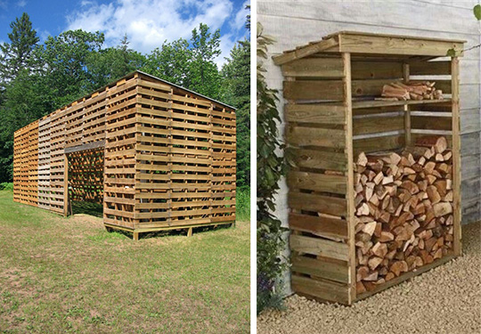 bois de chauffage pour chalets d'été