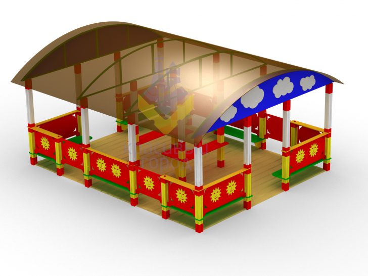 gazebo para sa mga cottage ng tag-init na gawa sa polycarbonate