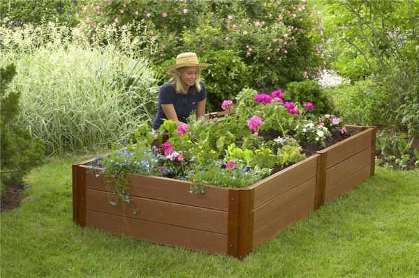 clôture à faire soi-même pour parterres de fleurs