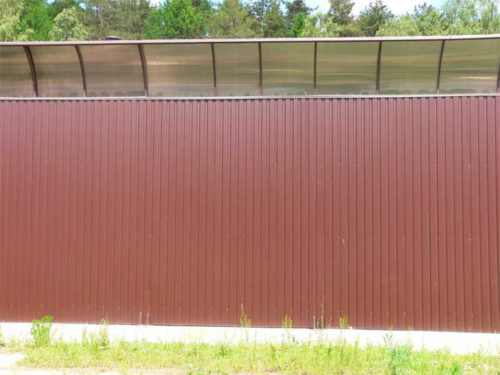 corrugated board fences