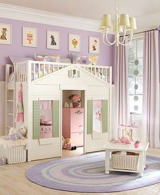 chambres d'enfants avec lits superposés