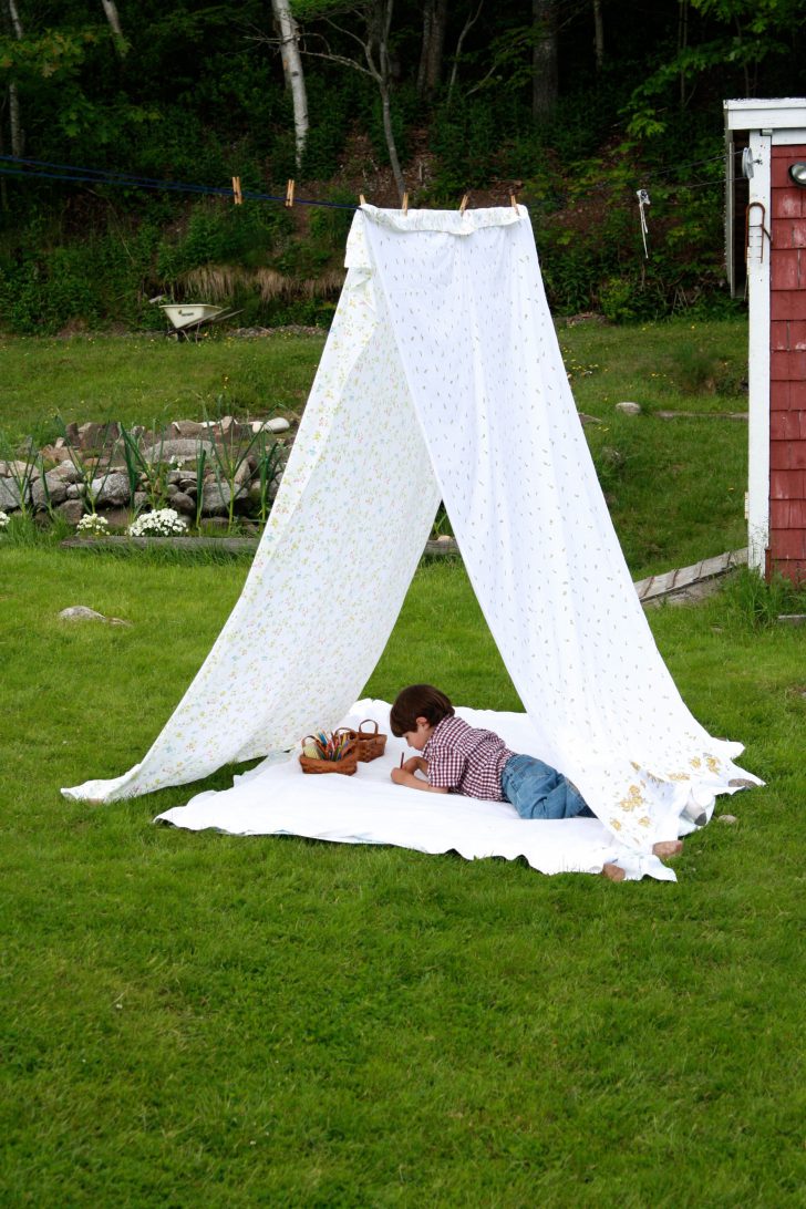 cabane à faire soi-même pour les enfants