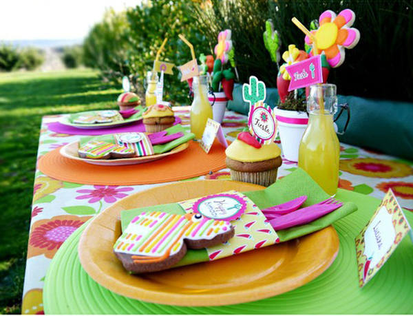 dressage de table pour anniversaire