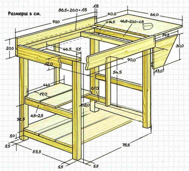 Table de travail