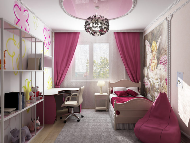 conception de la chambre des filles