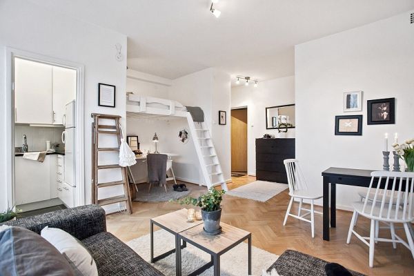 agencement d'un appartement d'une chambre