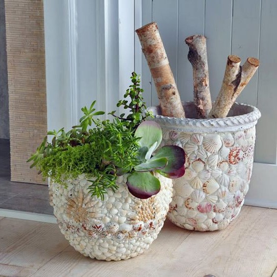 Pot de fleurs bricolage