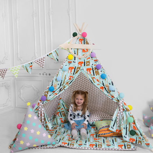 wigwam à faire soi-même pour les enfants