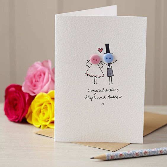 DIY wedding card