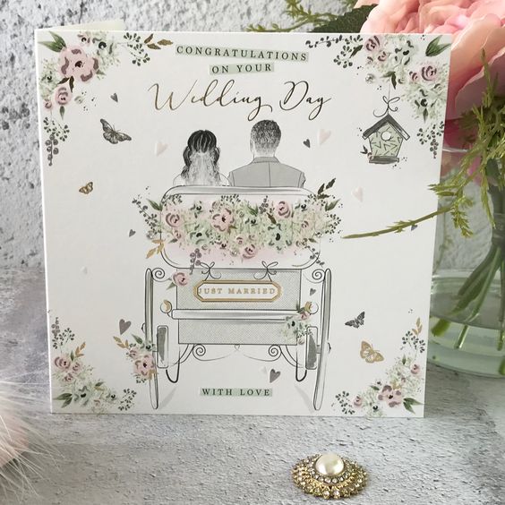 DIY wedding card