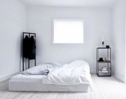 Conception de chambre minimaliste