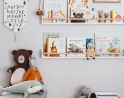 Options de rangement pour les livres dans la chambre des enfants