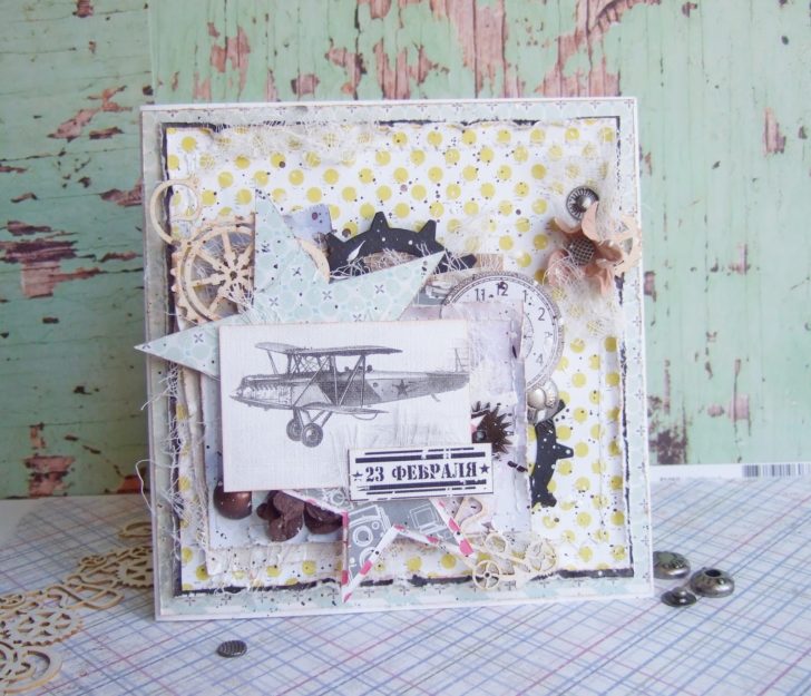 DIY scrapbooking card