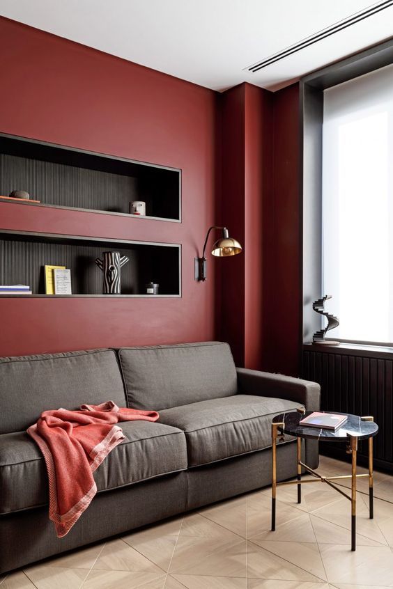 burgundy na sala