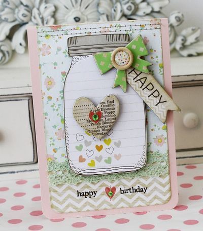 DIY scrapbooking card