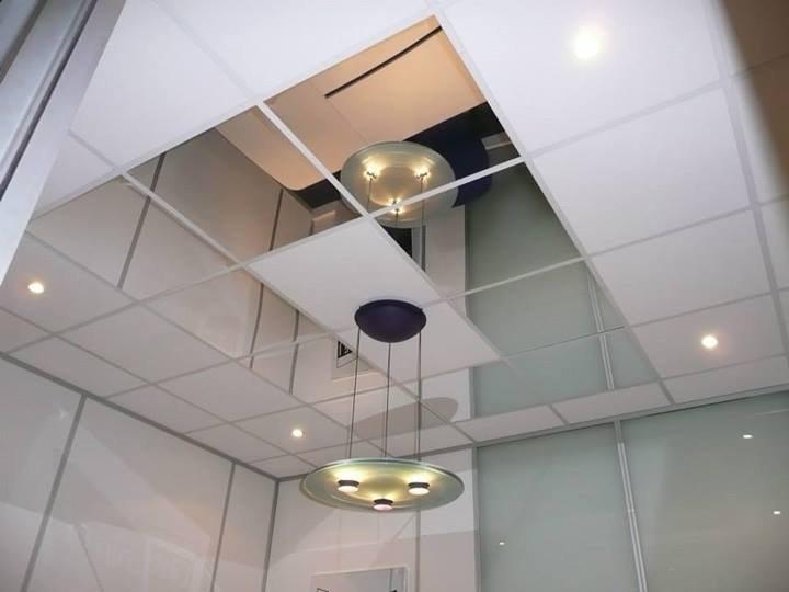 plafond miroir