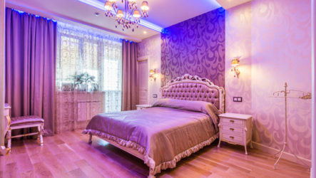 Chambre violette